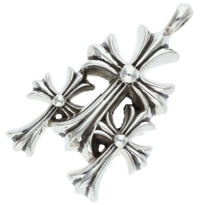 Chrome Hearts Triple CH Cross 925 Pendant Size ONE SIZE