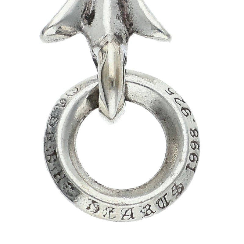 Chrome Hearts Tiny CH Cross Charm Silver 925 Size ONE SIZE