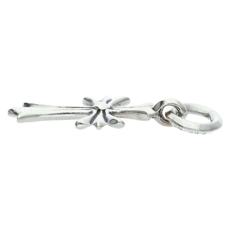 Chrome Hearts Tiny CH Cross Charm Silver 925 Size ONE SIZE