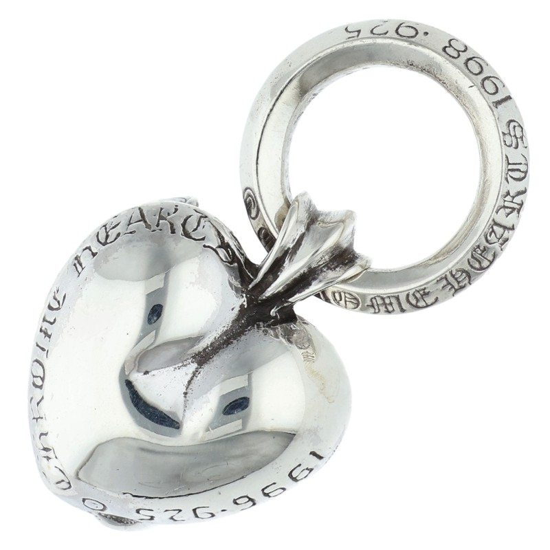 Chrome Hearts Heart Pendant Silver 925 Size ONE SIZE