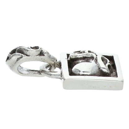 Chrome Hearts 925 Silver Framed Heart Pendant Size ONE SIZE