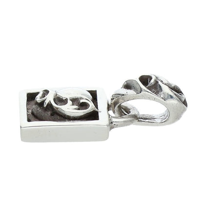 Chrome Hearts 925 Silver Framed Heart Pendant Size ONE SIZE