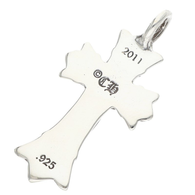 Chrome Hearts DBL CH CRS Double Silver Charm Size ONE SIZE