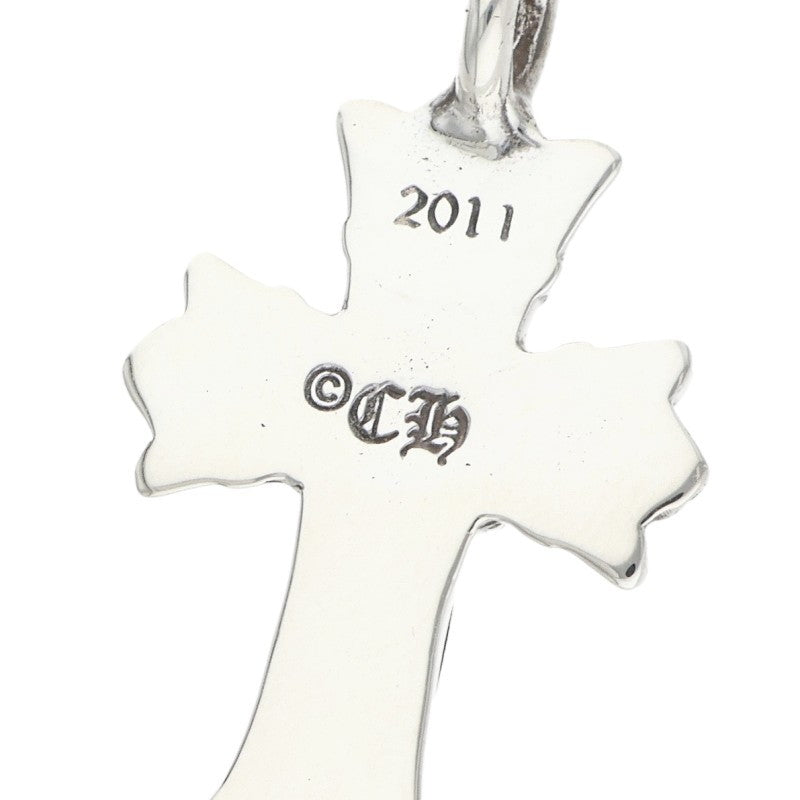 Chrome Hearts DBL CH CRS Double Silver Charm Size ONE SIZE