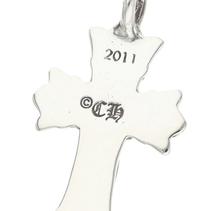 Chrome Hearts DBL CH CRS Double Silver Charm Size ONE SIZE