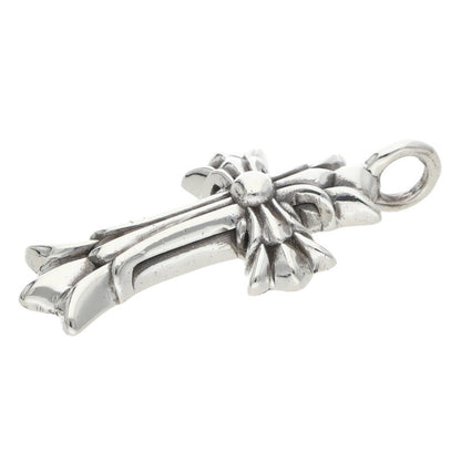 Chrome Hearts DBL CH CRS Double Silver Charm Size ONE SIZE