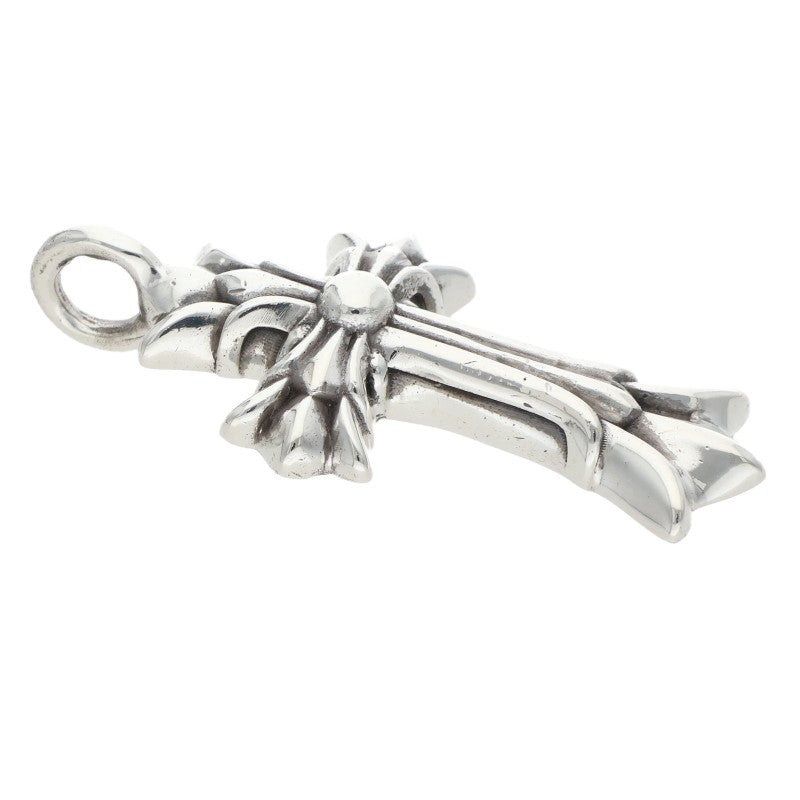 Chrome Hearts DBL CH CRS Double Silver Charm Size ONE SIZE
