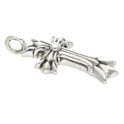 Chrome Hearts DBL CH CRS Double Silver Charm Size ONE SIZE