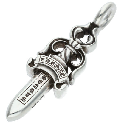 Chrome Hearts DOUBLE DAGGER Silver Pendant Size ONE SIZE