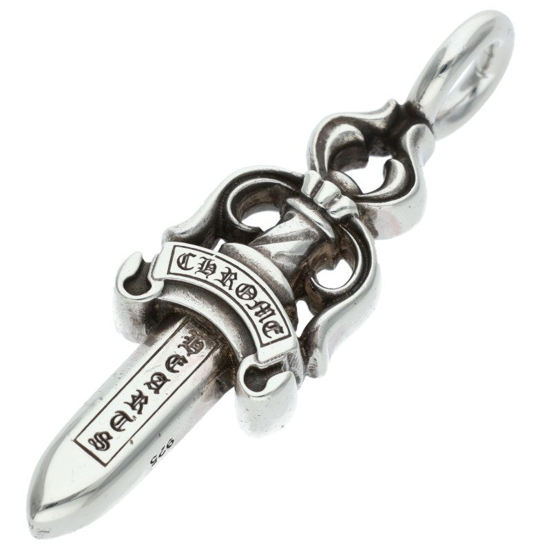 Chrome Hearts DOUBLE DAGGER Silver Pendant Size ONE SIZE