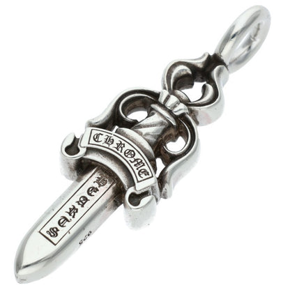 Chrome Hearts DOUBLE DAGGER Silver Pendant Size ONE SIZE