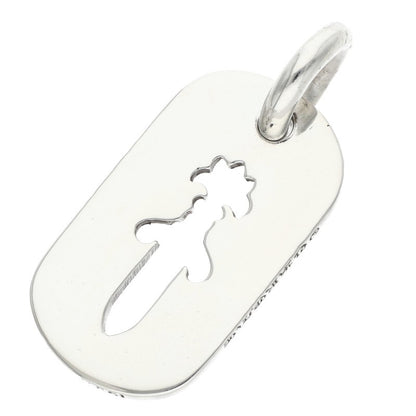Chrome Hearts D TAG SML CO DAG Silver Dog Tag Necklace Size ONE SIZE