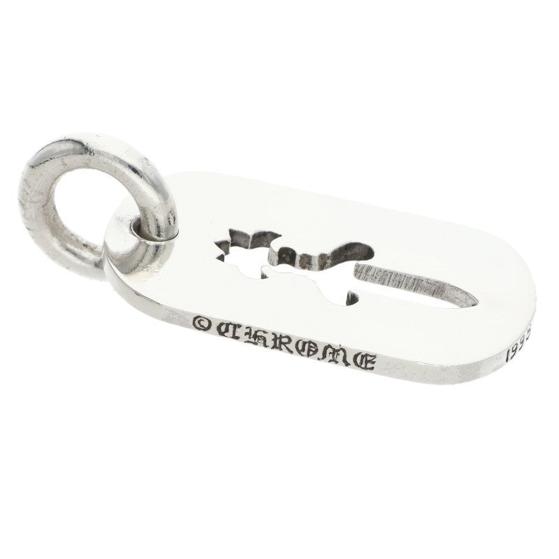 Chrome Hearts D TAG SML CO DAG Silver Dog Tag Necklace Size ONE SIZE