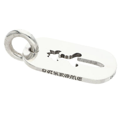 Chrome Hearts D TAG SML CO DAG Silver Dog Tag Necklace Size ONE SIZE