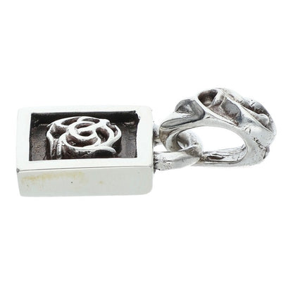 Chrome Hearts FRAMED FLRL Silver Charm Size ONE SIZE
