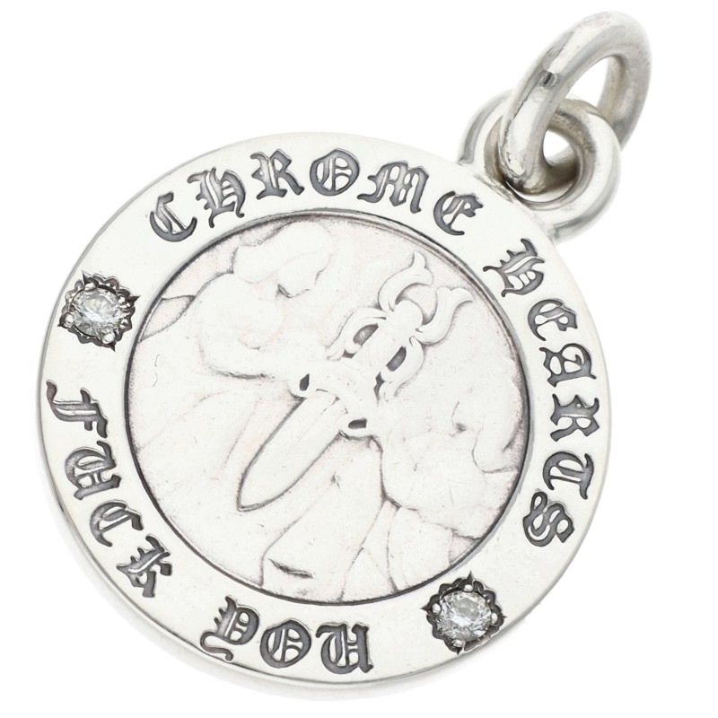 Chrome Hearts CHRM ANGL MDL 2P Silver Charm Size ONE SIZE