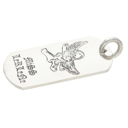 Chrome Hearts D TAG LRG FOTI Silver Dog Tag Necklace Size ONE SIZE