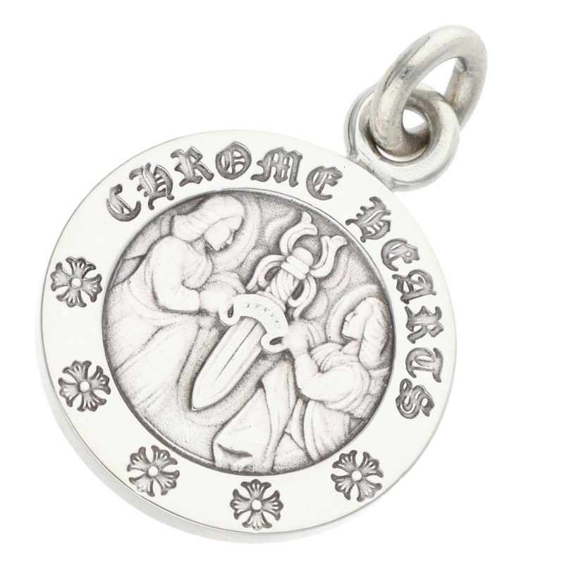 Chrome Hearts Angel Medal Charm Silver Pendant Size ONE SIZE