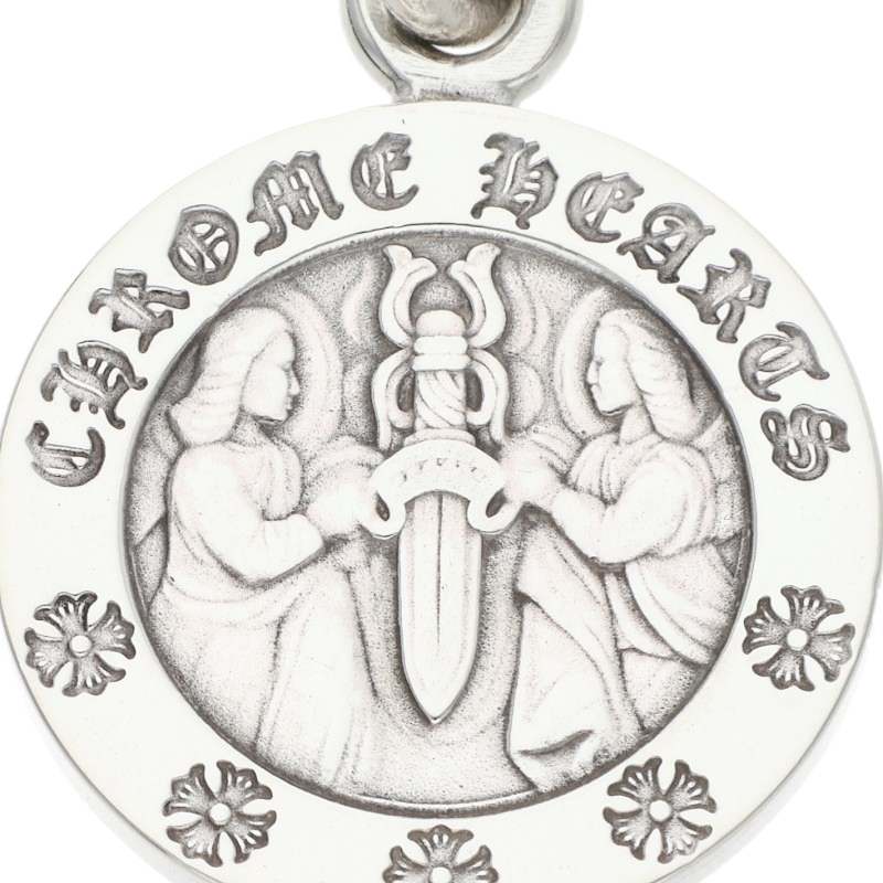 Chrome Hearts Angel Medal Charm Silver Pendant Size ONE SIZE