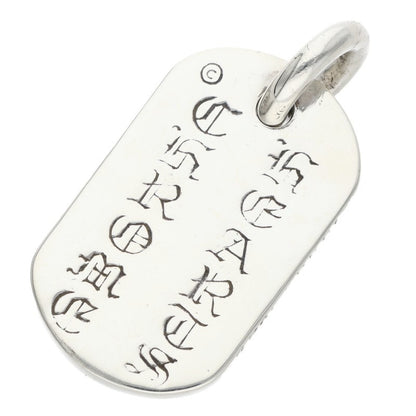 Chrome Hearts Raised Dog Tag Pendant Necklace Size ONE SIZE