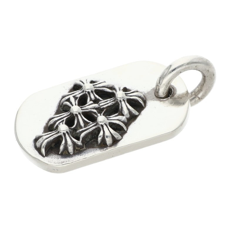 Chrome Hearts Raised Dog Tag Pendant Necklace Size ONE SIZE