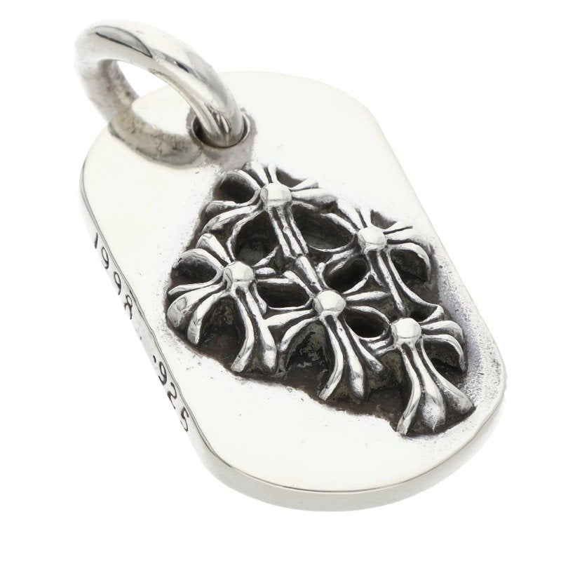 Chrome Hearts Raised Dog Tag Pendant Necklace Size ONE SIZE