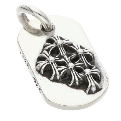 Chrome Hearts Raised Dog Tag Pendant Necklace Size ONE SIZE