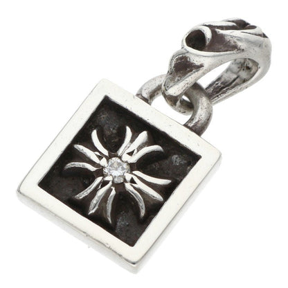 Chrome Hearts 925 Silver Framed Diamond Charm Size ONE SIZE