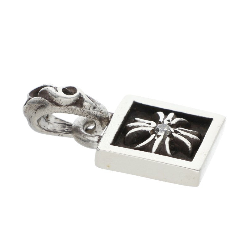 Chrome Hearts 925 Silver Framed Diamond Charm Size ONE SIZE