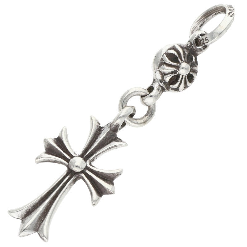Chrome Hearts 1B Tiny CH Cross Charm Silver Size ONE SIZE