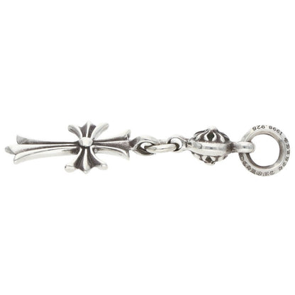 Chrome Hearts 1B Tiny CH Cross Charm Silver Size ONE SIZE