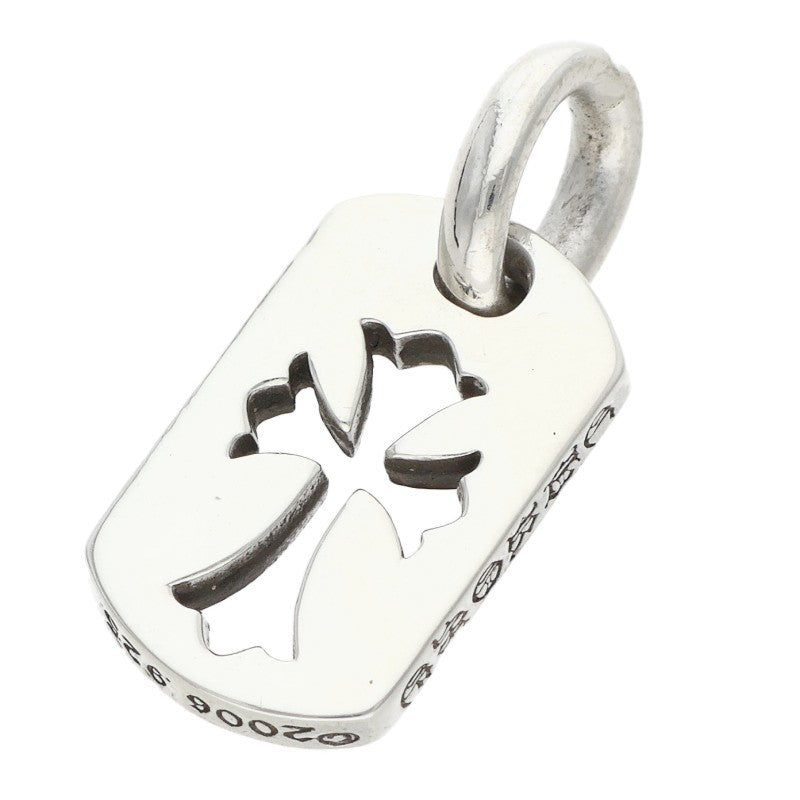 Chrome Hearts Tiny Cutout Cross Silver Pendant Size ONE SIZE