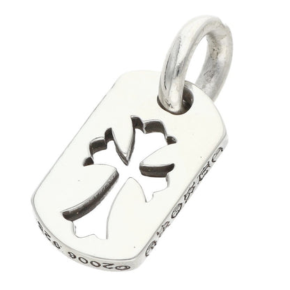 Chrome Hearts Tiny Cutout Cross Silver Pendant Size ONE SIZE