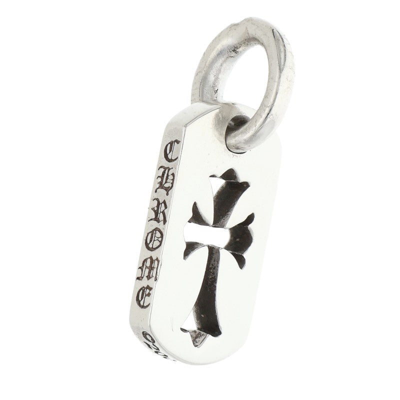 Chrome Hearts Tiny Cutout Cross Silver Pendant Size ONE SIZE