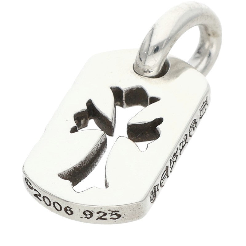 Chrome Hearts Tiny Cutout Cross Silver Pendant Size ONE SIZE