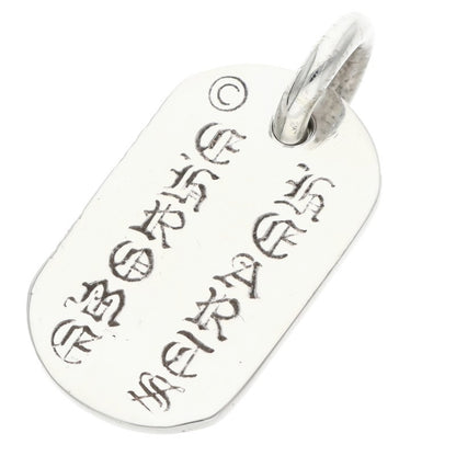 Chrome Hearts Raised Dog Tag Silver Pendant Size ONE SIZE