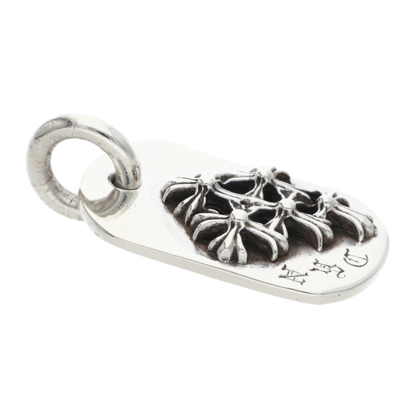 Chrome Hearts Raised Dog Tag Silver Pendant Size ONE SIZE