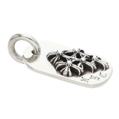 Chrome Hearts Raised Dog Tag Silver Pendant Size ONE SIZE
