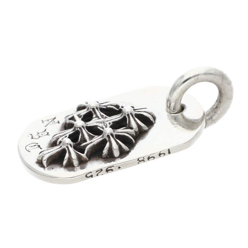 Chrome Hearts Raised Dog Tag Silver Pendant Size ONE SIZE