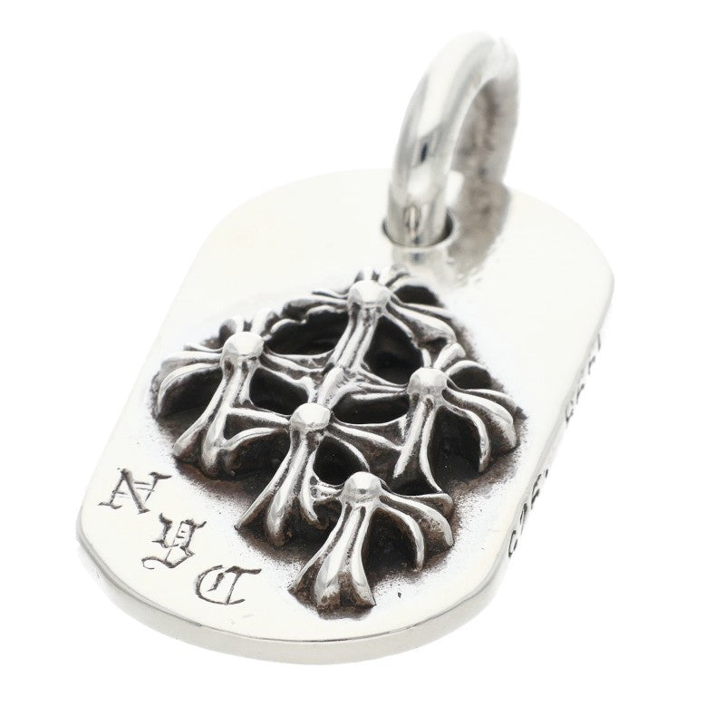Chrome Hearts Raised Dog Tag Silver Pendant Size ONE SIZE