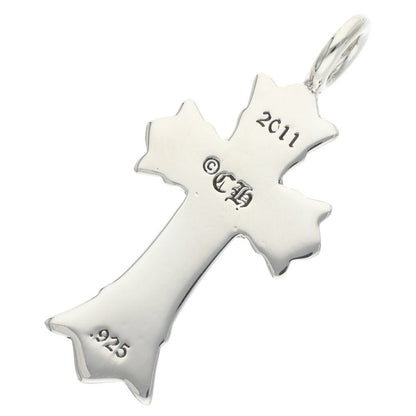 Chrome Hearts DBL CH Cross Silver Pendant Size ONE SIZE