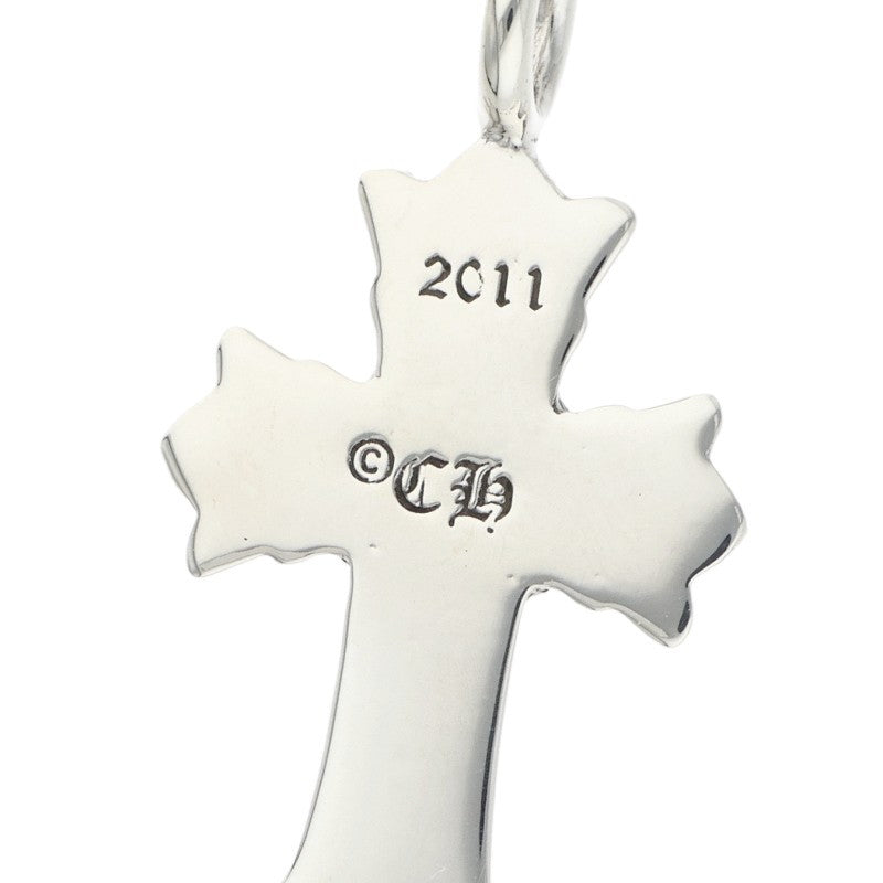 Chrome Hearts DBL CH Cross Silver Pendant Size ONE SIZE