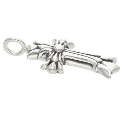 Chrome Hearts DBL CH Cross Silver Pendant Size ONE SIZE