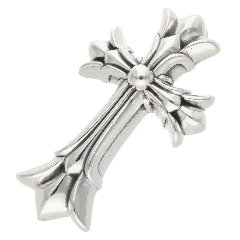 Chrome Hearts Small Double CH Cross Pendant Size ONE Silver