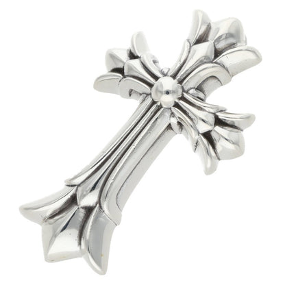 Chrome Hearts Small Double CH Cross Pendant Size ONE Silver