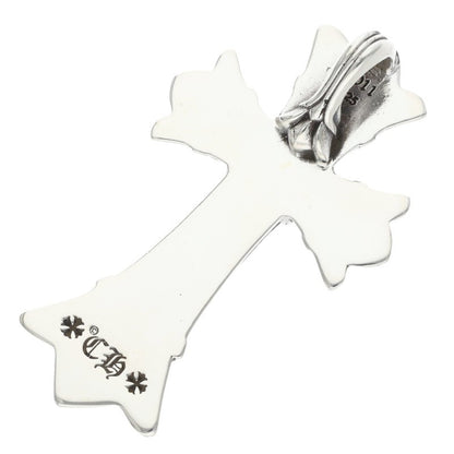Chrome Hearts Small Double CH Cross Pendant Size ONE Silver