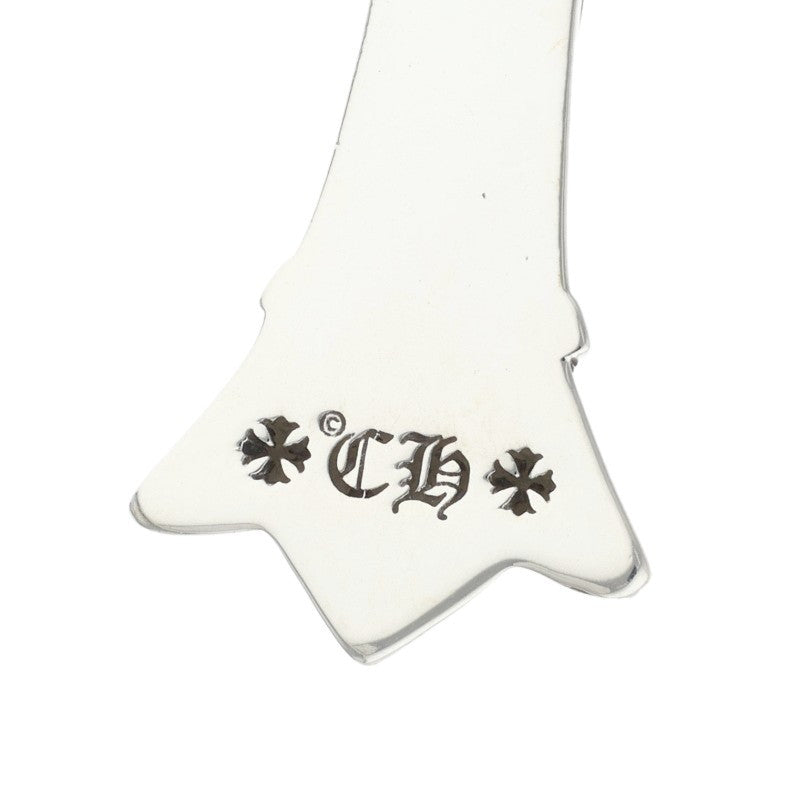 Chrome Hearts Small Double CH Cross Pendant Size ONE Silver