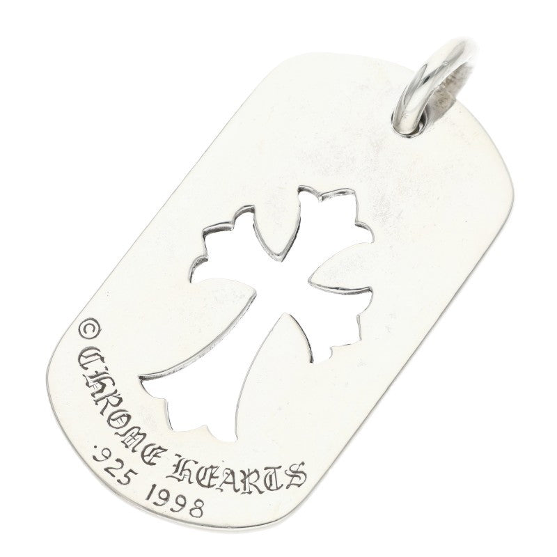 Chrome Hearts Cutout Cross Silver Pendant Size ONE SIZE