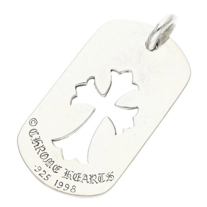 Chrome Hearts Cutout Cross Silver Pendant Size ONE SIZE