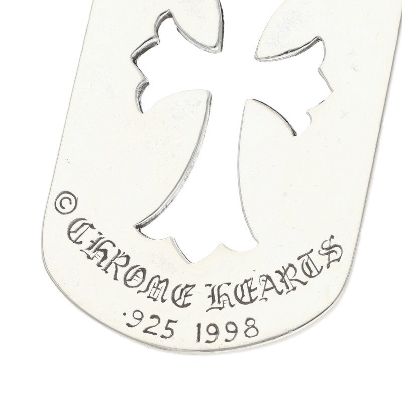 Chrome Hearts Cutout Cross Silver Pendant Size ONE SIZE